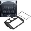 BROLEO Stereo Fascia Trim, 2Din Radio Frame, Seamless Replacement for Mazda MX-5 Miata 2005-2015 for Car, BROLEO59be0guhvt view 4