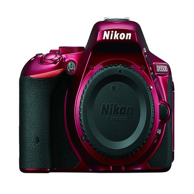 Nikon D5500 DX-format Digital SLR Body (Red) (Renewed)