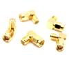 100PCS SMA to SMA Connector 90 Degree Right Angle SMA Male to Female Adapter Screw The Adapter view 2