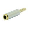100pcs/lot 4 Poles 3.5mm Male Plug to 4 Pins 3.5mm Female Jack Stereo Sound Effect Earphone Audio Adapter Connector view 4