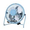 ARTIBETTER Mini Electric Fan Portable Usb Fan for Desk and Office Adjustable Stand with Metal Blades Ideal for Home and Travel Blue view 1