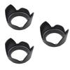 OSALADI 3pcs Professional Camera Lens Hood Compatible Lenses Prevents Glare and Lens Flare Easy Installation for Photography Enthusiasts view 1