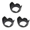 OSALADI 3pcs Professional Camera Lens Hood Compatible Lenses Prevents Glare and Lens Flare Easy Installation for Photography Enthusiasts view 4
