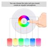 AMeLL LED Night Light, Smart Bedside Table Lamp, Touch Control, Dimmable, USB Rechargable, Portable, Color Changing RGB for Kids, Bedroom, Camping (Warm White) view 3