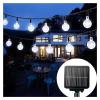 AMeLL 30 Waterproof Crystal Ball LED Fairy Lights Outdoor Solar Powered Lights, Decorative Lighting for Home, Garden, Party, Festival view 1