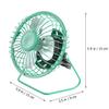 ARTIBETTER 4 Mini Table Fan Portable High Velocity Cooling Fan for Dorm Office Table Sturdy Stand and Metal Mesh Cover view 2