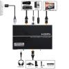 MOOKEENONE 4K@120Hz EARC Audio Extractor, Converter Sound Bar HDMI 2.0 AUX Audio Adapter Splitter Converter view 3