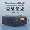 JESVERTY PS-30SWX DC Regulated Universal Bench Power Supply, AC-to-DC Power Convertor, 13.8V(5-15V Adjustable) 30A(Max), w/Audio Jack&Speaker, Callsign Storage, Multiple Connections for HAM&Amateur view 3