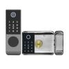 Tuya Wifi Double Side Fingerprint Smart Waterproof Electronic Lock Outdoor Gate Digital Password Remote APP Home Rim Lock Fingerprint /Password /IC Card / APP / Mechanical Key Suitable Door Thickness: view 1