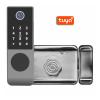 Tuya Wifi Double Side Fingerprint Smart Waterproof Electronic Lock Outdoor Gate Digital Password Remote APP Home Rim Lock Fingerprint /Password /IC Card / APP / Mechanical Key Suitable Door Thickness: view 2