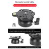 Luejnbogty DY-60N Tripod Head Leveling Base Adjusting Plate with Bubble Level for DSLR Camera, Black, 500055840 view 2