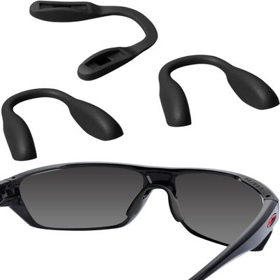 Bwake 3 PCS Standard Size Replacement Nose Pads for Oakley Split Shot OO9416/Split Time OO4129/Targetline OO9397/Crossrange OO9361/Crossrange XL/Crossrange R Sunglasses - Black