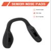 Bwake 3 PCS Standard Size Replacement Nose Pads for Oakley Split Shot OO9416/Split Time OO4129/Targetline OO9397/Crossrange OO9361/Crossrange XL/Crossrange R Sunglasses - Black view 2