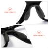 Bwake 3 PCS Standard Size Replacement Nose Pads for Oakley Split Shot OO9416/Split Time OO4129/Targetline OO9397/Crossrange OO9361/Crossrange XL/Crossrange R Sunglasses - Black view 3
