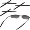 Bwake 3 Pairs Replacement Earsocks for Oakley Whisker/Square Whisker/Big Square Wire/Square Wire 2.0/OX3093 OX3107 OX5050 OX5072 Sunglasses view 1