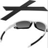 Bwake 1 Pair Replacement Earsocks for Oakley Jawbone/Split Jacket OO9099/Racing Jacket/Minute 2.0/Jawbone Vented Sunglasses - Black view 1