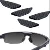 Bwake 2 Pairs Standard Size Replacement Nose Pads for Oakley Mercenary OO9424 Sunglasses - Black view 1