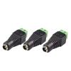 100pcs/lot 5.5x2.1mm DC Power Plug AV Balun Connector DC Power Male Adapter to 2-Pole Terminal Block AV Balun Converter Adapter view 1