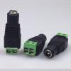 100pcs/lot 5.5x2.1mm DC Power Plug AV Balun Connector DC Power Male Adapter to 2-Pole Terminal Block AV Balun Converter Adapter view 3