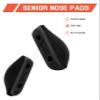 Bwake 3 Pairs Standard Size Replacement Nose Pads for Oakley Crosslink/Crosslink Sweep Pitch OX8030/Turbine Rotor/Fives Squared/Drop Point - Black view 2
