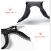 Bwake 3 Pairs Standard Size Replacement Nose Pads for Oakley Crosslink/Crosslink Sweep Pitch OX8030/Turbine Rotor/Fives Squared/Drop Point - Black view 3