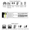 OPSTRAN 1000BASE-BX BiDi SFP Optical Transceiver Module Compatible with HPE SFP-1G-BXU-20 1550nm-TX/1310nm-RX 20km DOM Simplex LC SMF view 2