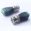 100pcs BNC AV Balun Connector BNC Male Plug to 2-Pole AV Video Balun Adapter CCTV Camera Video AV Screw Balun Converter view 4