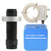 4K USB 3.0 Microscope Camera Measurement Electronic Digital Microscope & 120X C-Mount Lens Whit 56-LED Adjustable Ring Light view 1