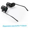 Luejnbogty Fishing Binoculars Hands Free Binoculars Telescope 10X Zoom Glasses for Outdoor Fishing Bird Watching, black, 500389741 view 2