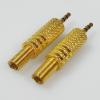 100pcs/lot 3 pins 2.5mm Plug Connector w/Spring Nickel Plated 2.5 Stereo Headset Dual Track Headphone Adapter 2.5 Plug Jack view 2