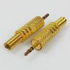 100pcs/lot 3 pins 2.5mm Plug Connector w/Spring Nickel Plated 2.5 Stereo Headset Dual Track Headphone Adapter 2.5 Plug Jack view 3