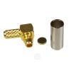 100pcs MMCX Male Plug Right Angle Connector Gold Plated 90 Degree MMCX RF Cable Adapter for Cable RG316 RG174 RG178 view 1