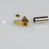 100pcs MMCX Male Plug Right Angle Connector Gold Plated 90 Degree MMCX RF Cable Adapter for Cable RG316 RG174 RG178 view 3