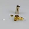 100pcs MMCX Male Plug Right Angle Connector Gold Plated 90 Degree MMCX RF Cable Adapter for Cable RG316 RG174 RG178 view 4