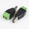 10pcs/lot DC Plug Connector 5.5x2.1mm to AV Screw Balun Terminal Adapter 2.1mm DC Power Plug to 2-Pole Video AV Balun Adapter view 3