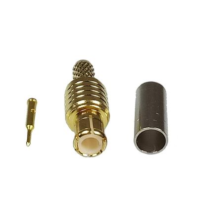 100pcs MCX Male Straight Connector Gold Plated RF Cable Adapter MCX Connector for Coax Cable RG316 RG174 RG178