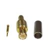 100pcs MCX Male Straight Connector Gold Plated RF Cable Adapter MCX Connector for Coax Cable RG316 RG174 RG178 view 1