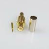 100pcs MCX Male Straight Connector Gold Plated RF Cable Adapter MCX Connector for Coax Cable RG316 RG174 RG178 view 4