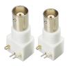 10pcs/lot BNC Female Right Angle Chassis PCB Mount Connector 50 Ohm BNC Female Jack Socket Panel Mount Adapter for CCTV Camera view 2