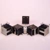 10pcs Dual USB AF 90 Degree PCB Mount A-Type Female Right Angle Dual USB Connector Data Transfer Jack Charging Port USB Adapter view 4