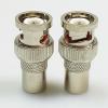 10pcs/lot BNC Male to PAL Male Connector BNC Male Plug to IEC PAL DVB-T Male Plug Straight Connector for CCTV Camera view 4