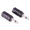 100pcs/lot 3.5mm Mono Plug to 3.5mm Mono Jack Male to Female 3.5mm Audio Adapter 3.5mm Earphone Headphone Adapter view 3