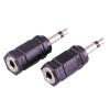 100pcs/lot 3.5mm Mono Plug to 3.5mm Mono Jack Male to Female 3.5mm Audio Adapter 3.5mm Earphone Headphone Adapter view 4