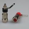 10pcs/lot Nickel Plated Banana Plug Jack Binding Post Spring Loaded Press Type Speaker Terminal 5 Pairs Red+Black view 3