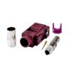 10PCS GPS Devices FAKRA "D" Female Connector 4004 SMB Female Jack pin Crimp for RG316 RG174 Bordeaux view 2