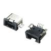 100pcs/lot Mini USB 4 Pin Female SMT USB Connector Mini USB PCB Mount Adapter view 1