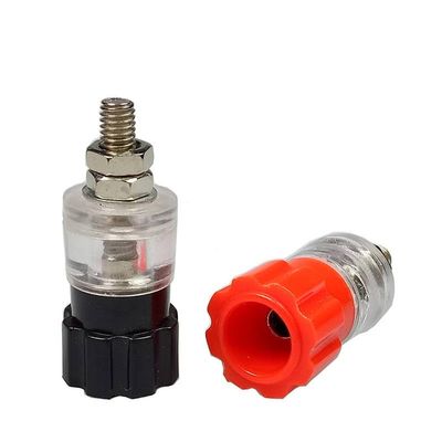 10pcs Speaker Banana Plug Mini Binding Post Loudspeaker Terminal Connector 5Pairs Red+Black