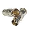 100pcs/lot BNC Female Jack to Fast Plug Connector Nickel Plated Fast Plug to BNC Connector Adapter view 1