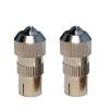 10pcs/lot F Type Female TV UDARA Connector F Socket TV Jack Digital Cable TV Coax Adapter for TV Cable Screw Coax Converter