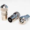 10pcs/lot F Type Female TV UDARA Connector F Socket TV Jack Digital Cable TV Coax Adapter for TV Cable Screw Coax Converter view 4